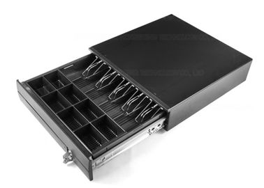 Tiroir d'argent liquide d'USB/boîte de verrouillage noirs argent liquide en métal avec les compartiments 410E de Bill de la serrure 5